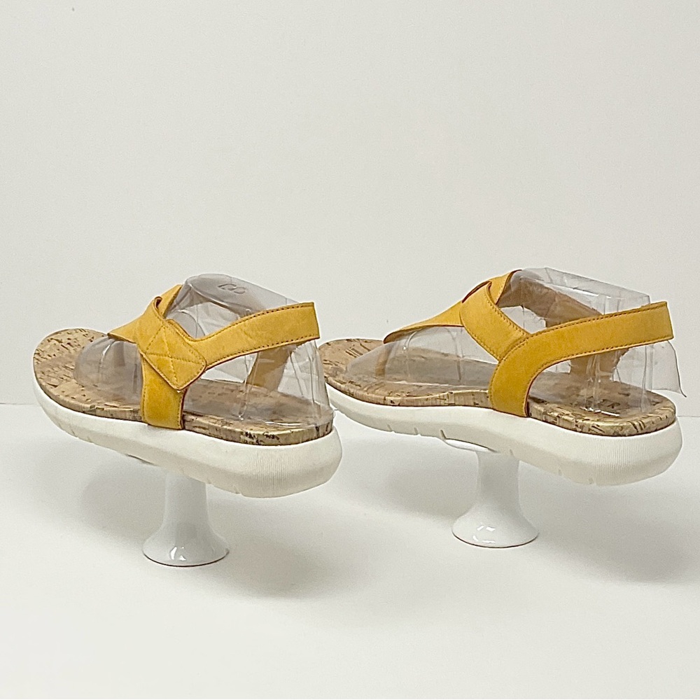 Naturalizer Woman’s Lincoln Sandal Sunset Yellow 9M Leather comfort/support EUC. - Picture 2 of 6